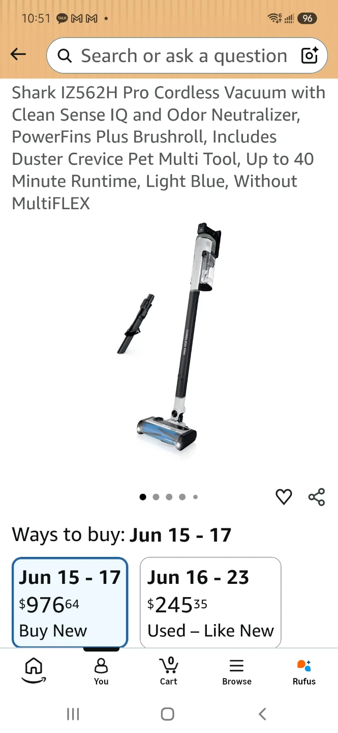 Shark IZ562H Pro Cordless Vacuum - photo 4