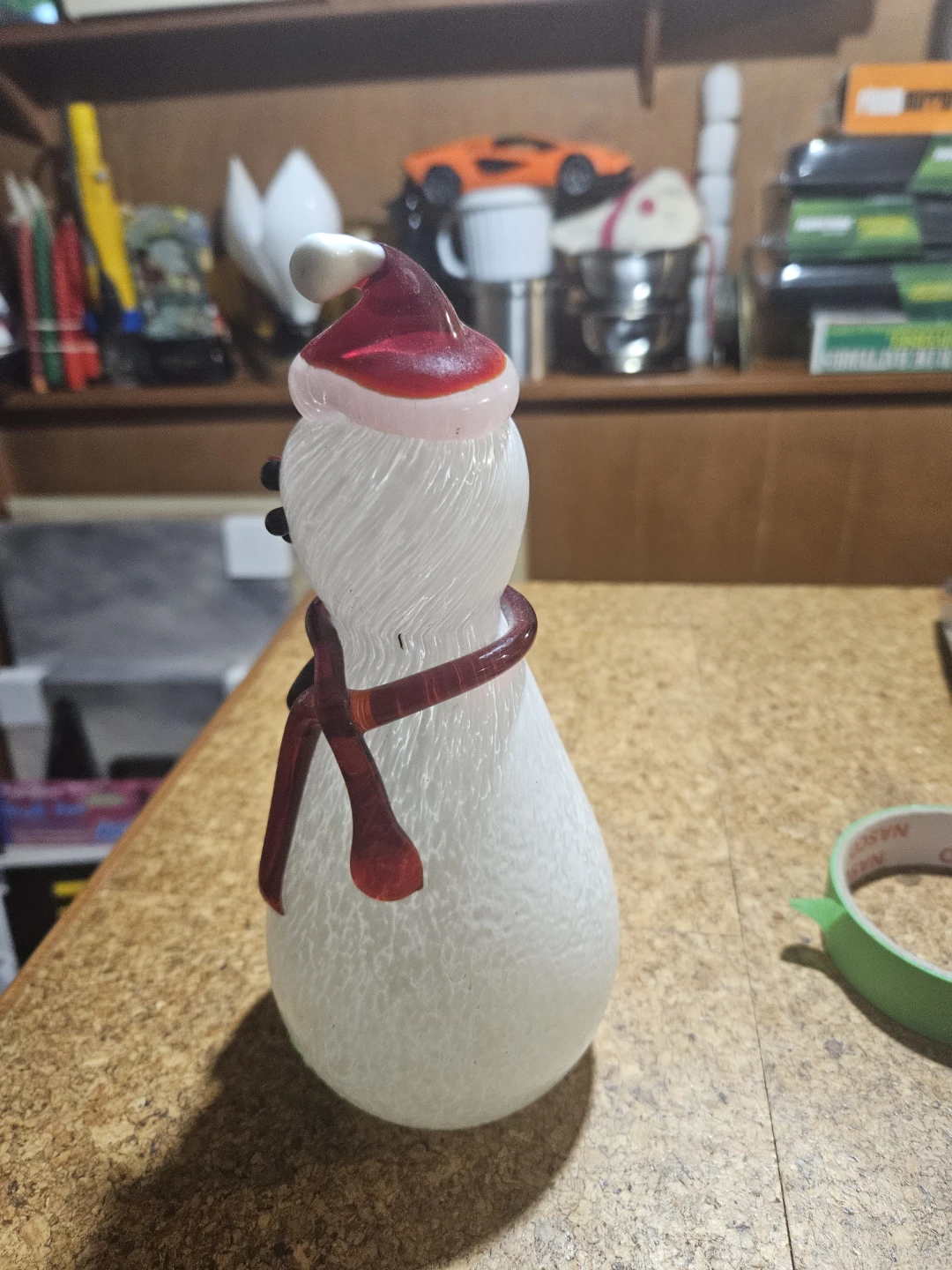Glass Snowman Figurine - photo 3