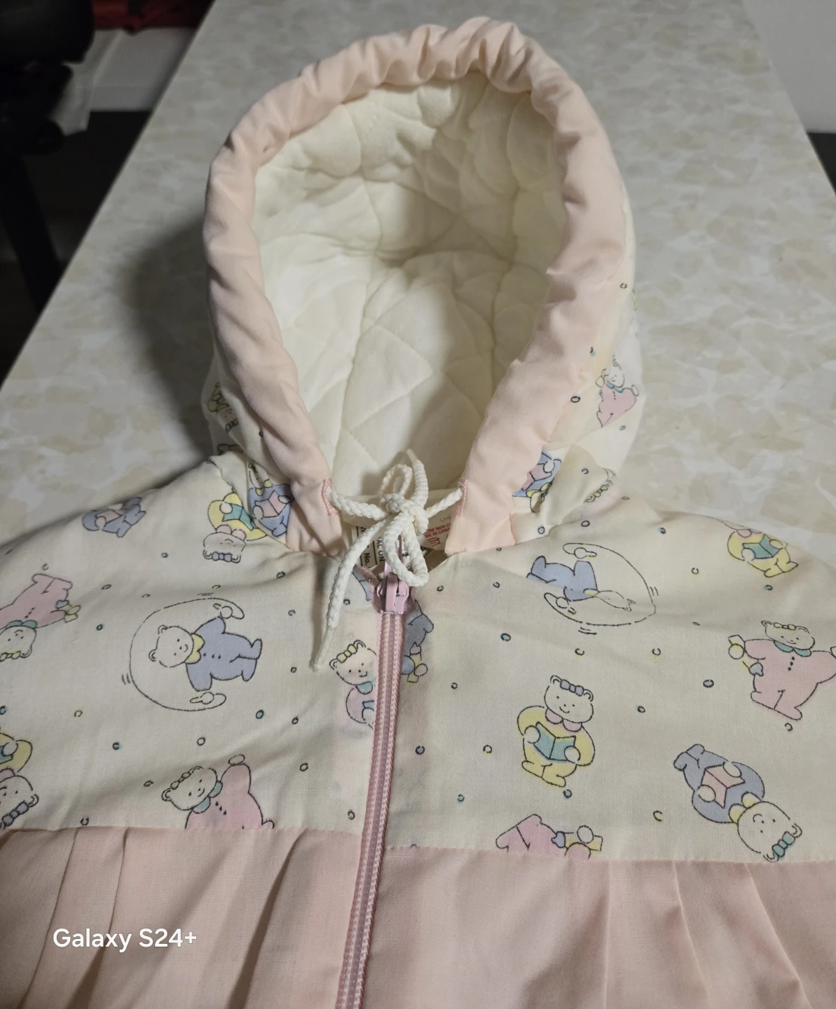 Kiddies Kaste Baby Snowsuit with Bear Print