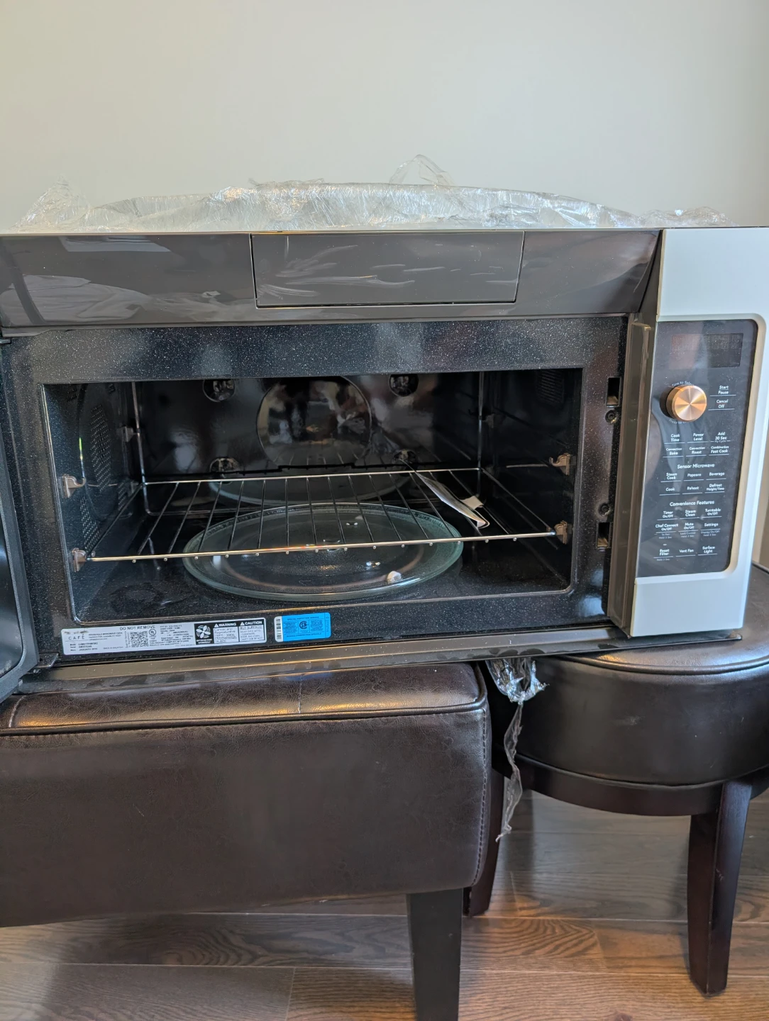 GE Café Countertop Microwave CVM517P4M1W2 - Stainless Steel - photo 4