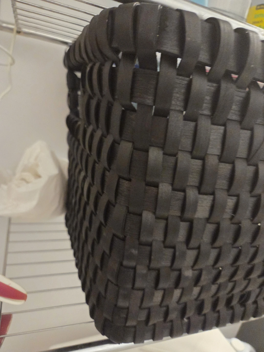 Black Woven Storage Basket - photo 2