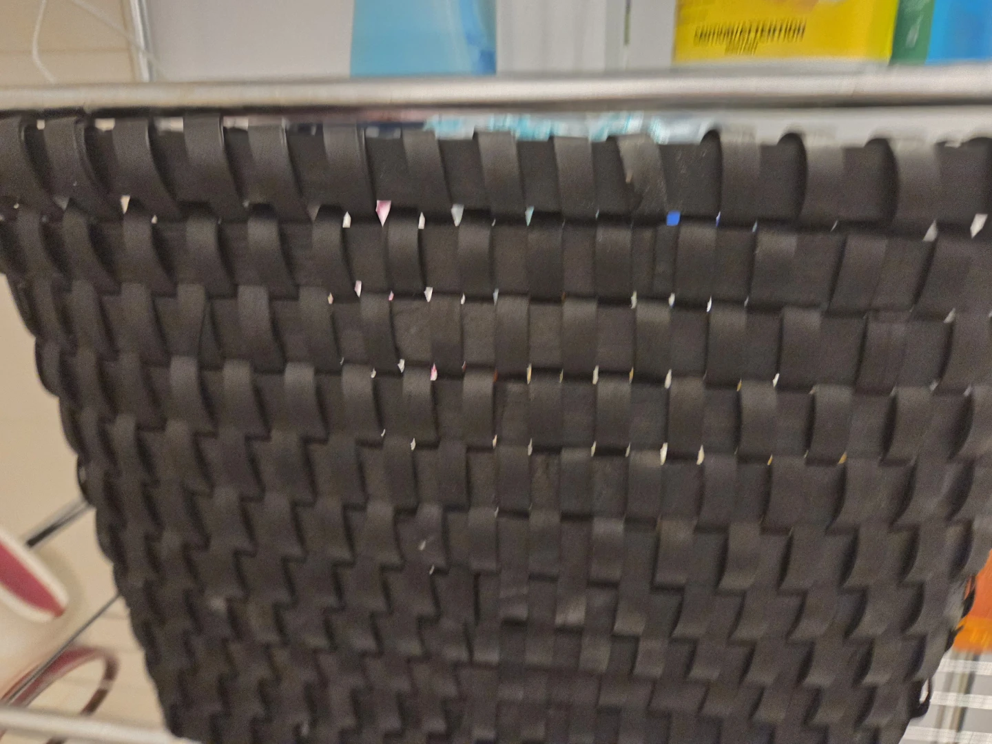 Black Woven Storage Basket - photo 5