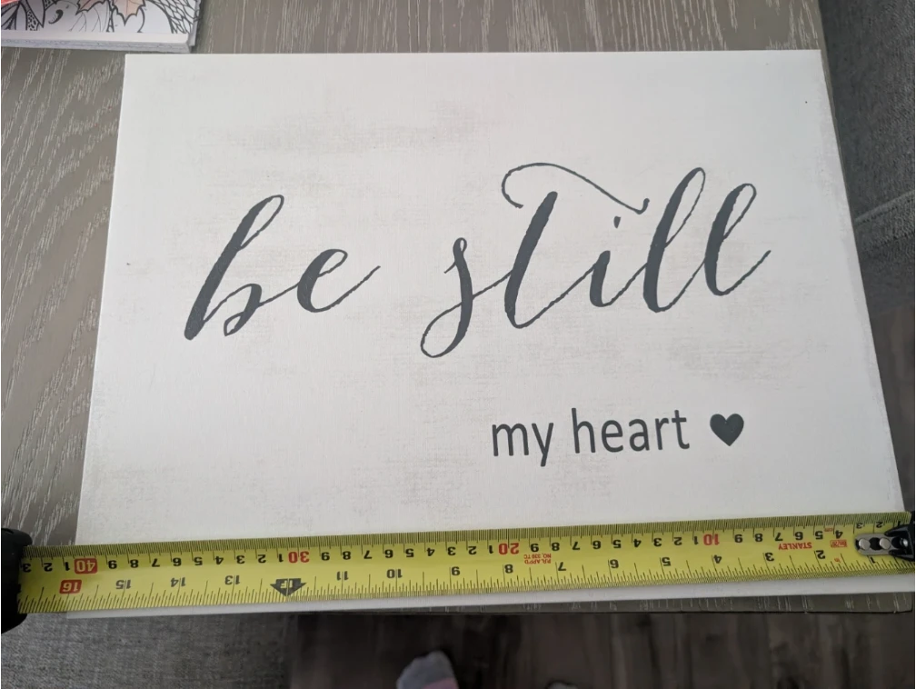 Canvas Wall Art "Be Still My Heart" - photo 3
