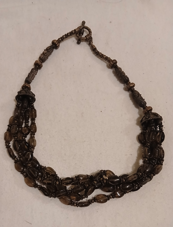 Multi-strand beaded necklace - photo 2