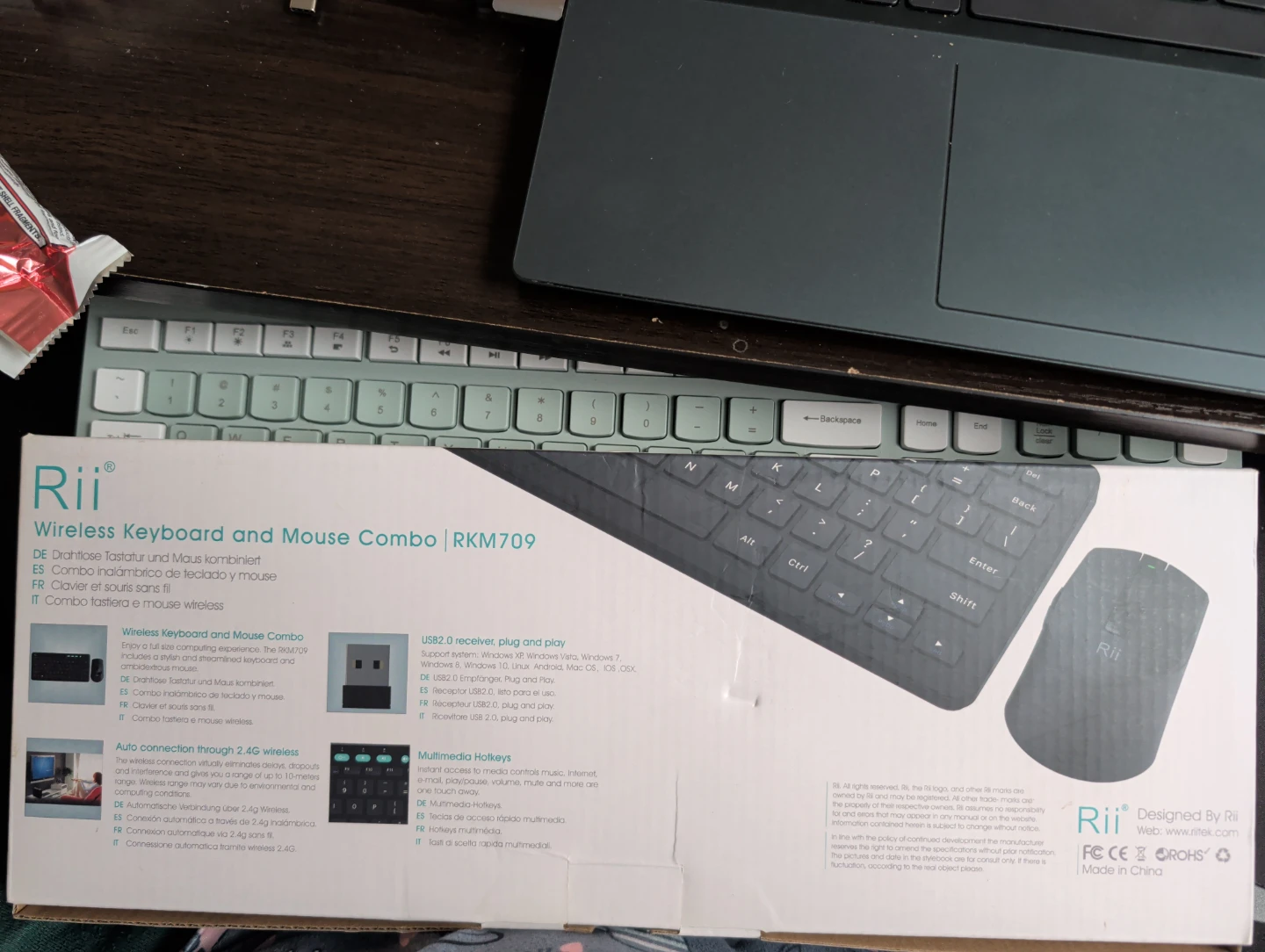 Rii Wireless Keyboard and Mouse Combo RKM709 - photo 2