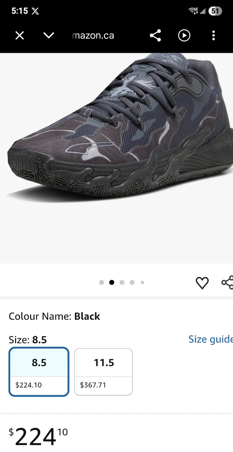 Puma MB.03 Lo Team Jr Basketball Shoes