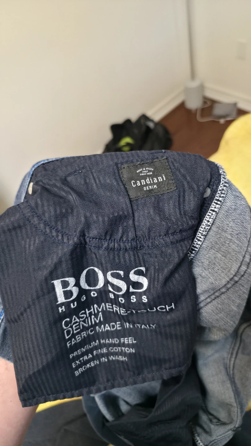 BOSS Hugo Boss Men's Cashmere Touch Denim Jeans - photo 2