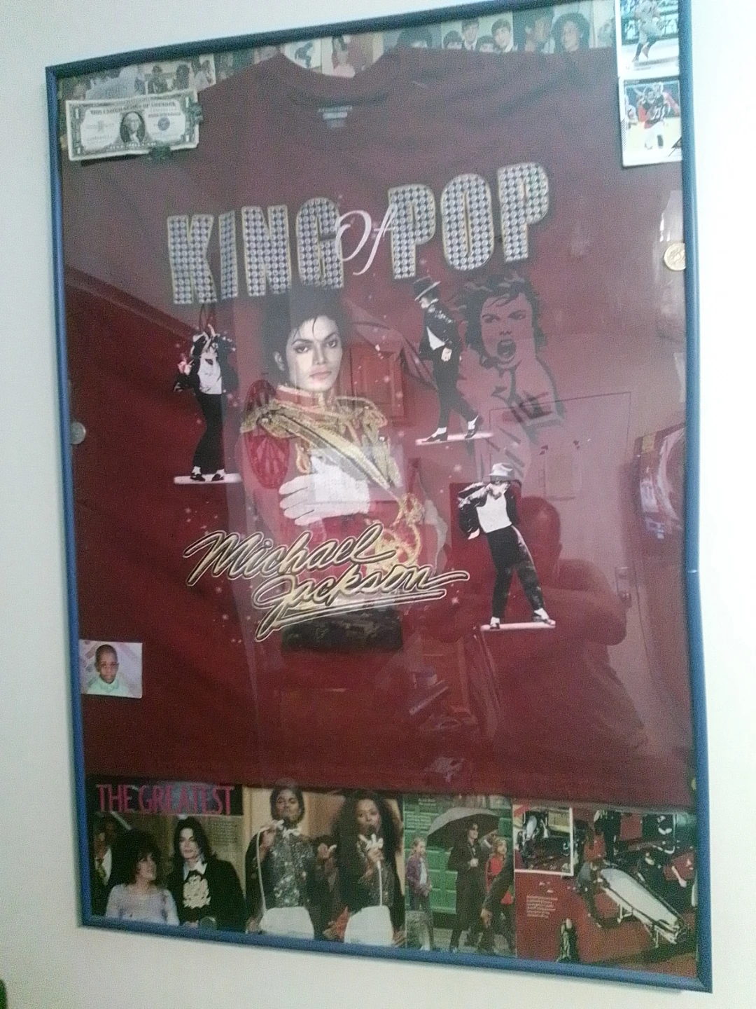 Michael Jackson King of Pop Framed Poster