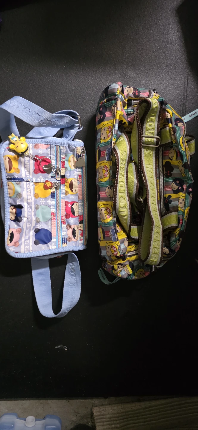 Juku Love Girls Print Shoulder Bag
