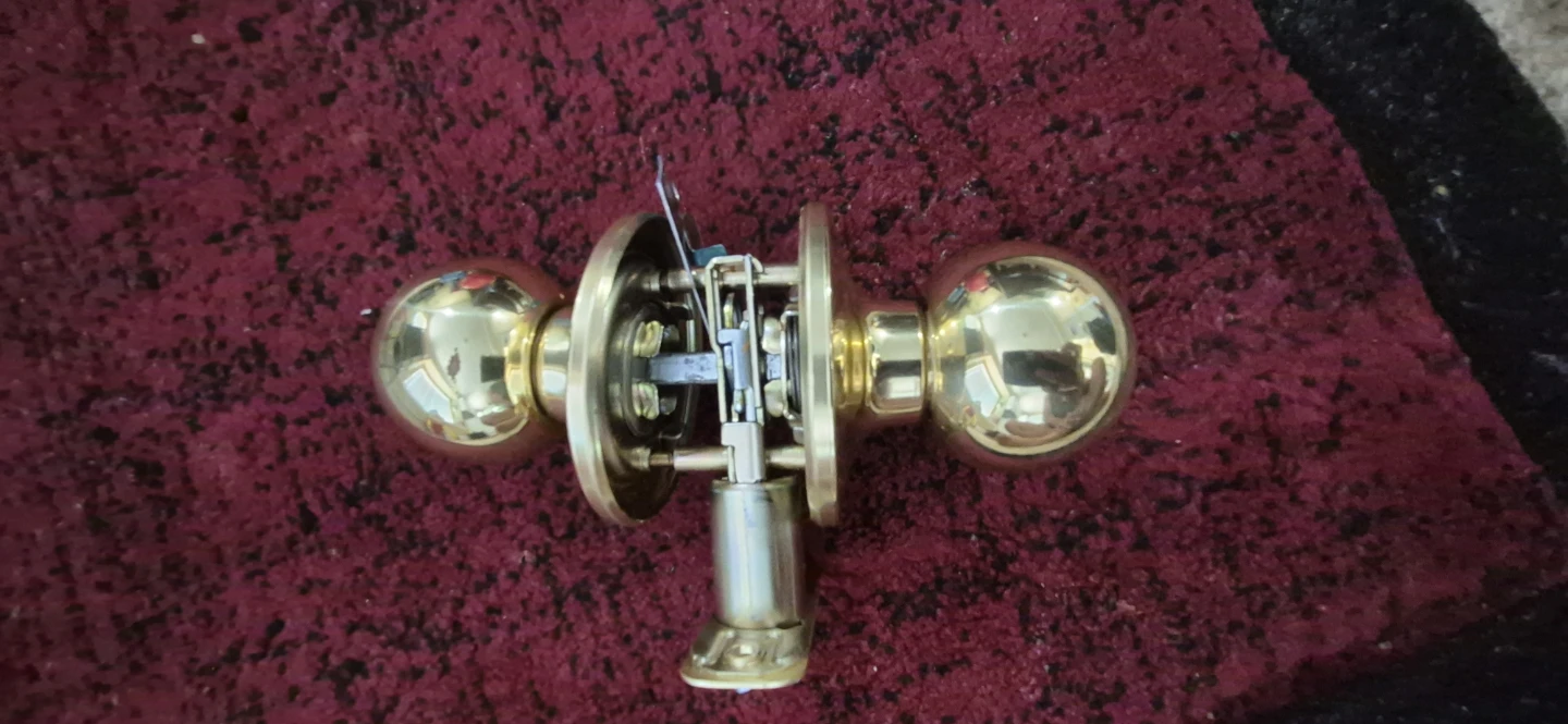 Kwikset Brass Door Knob Set - photo 3
