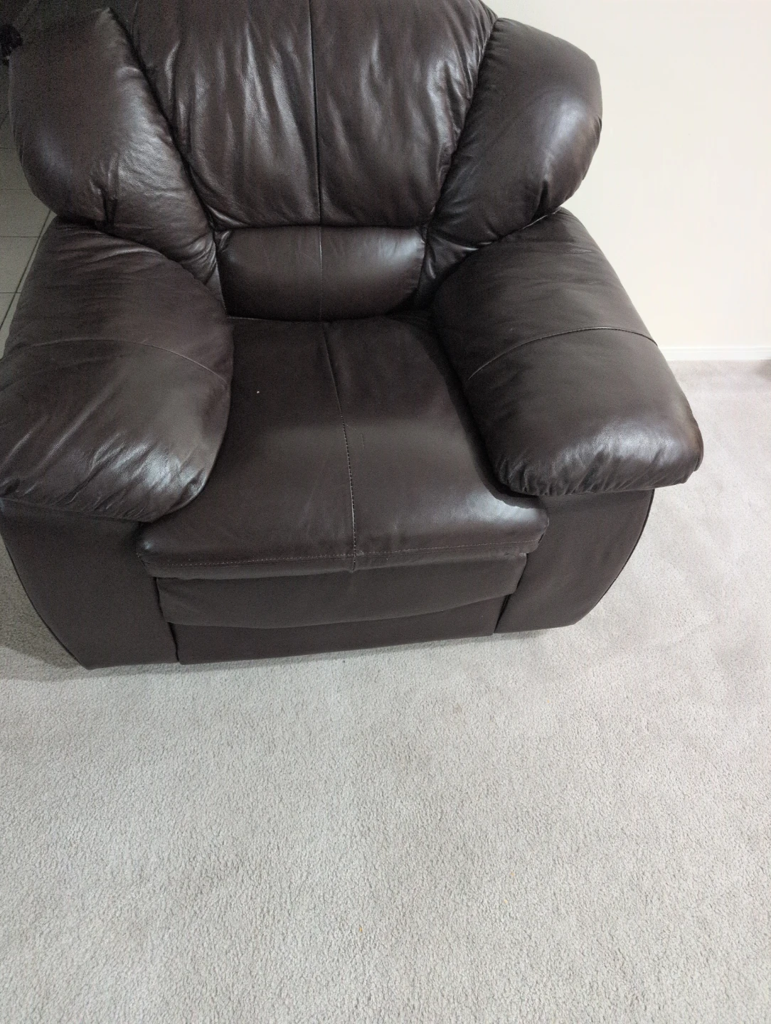 Brown Leather  Chair