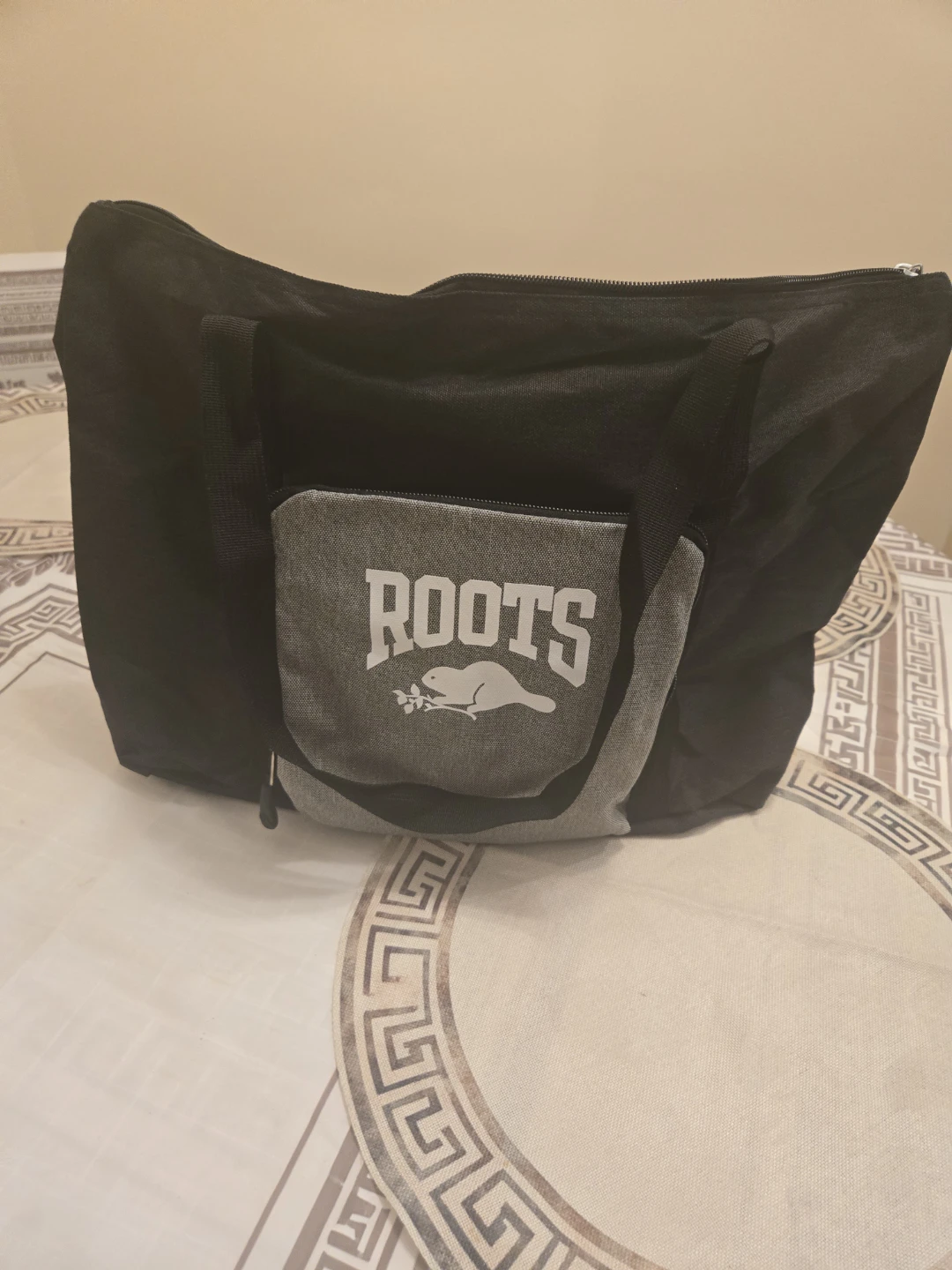 Roots Black Duffel Bag - photo 4