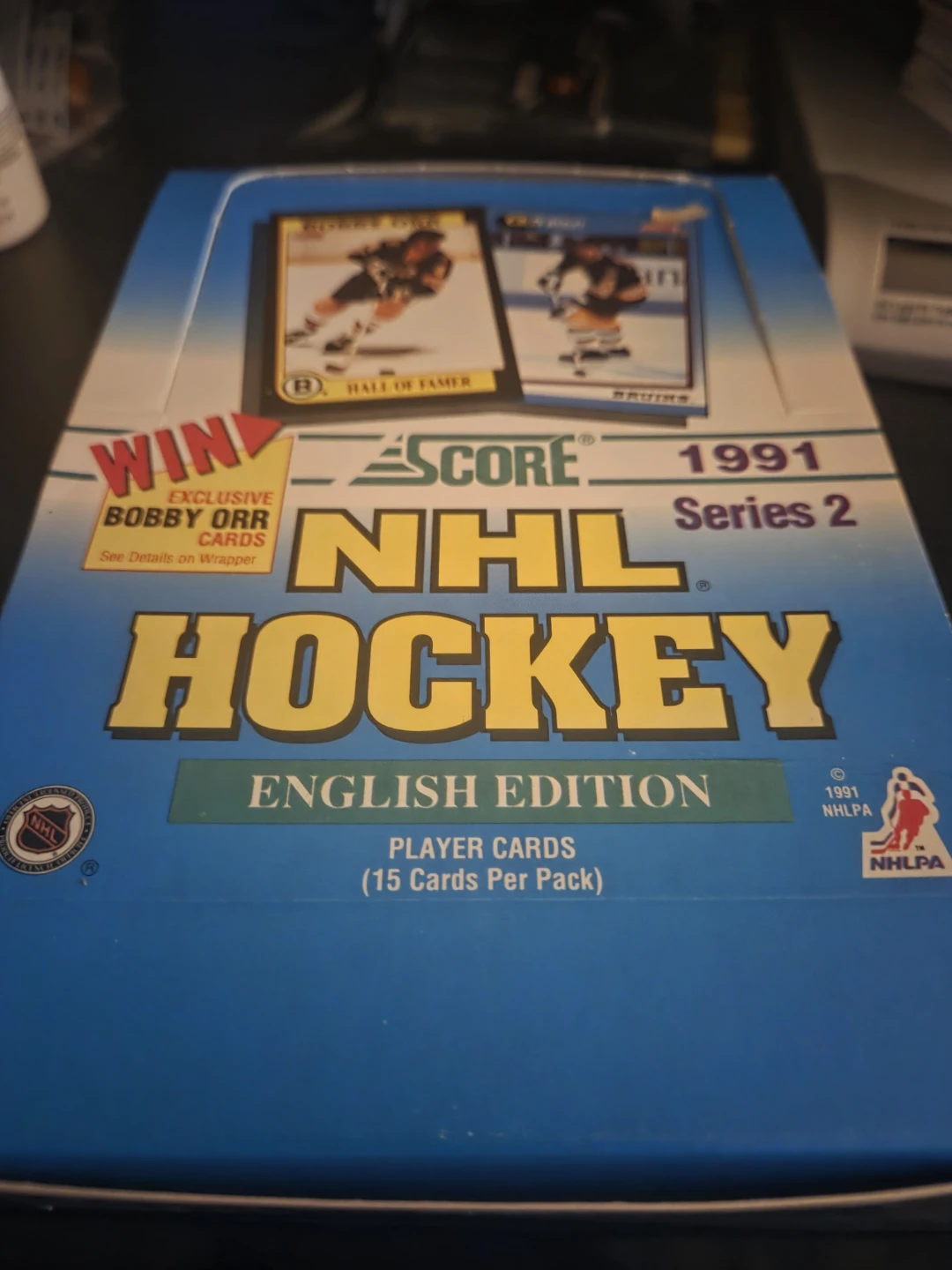1991 Score NHL Hockey English Edition Series 2 Box