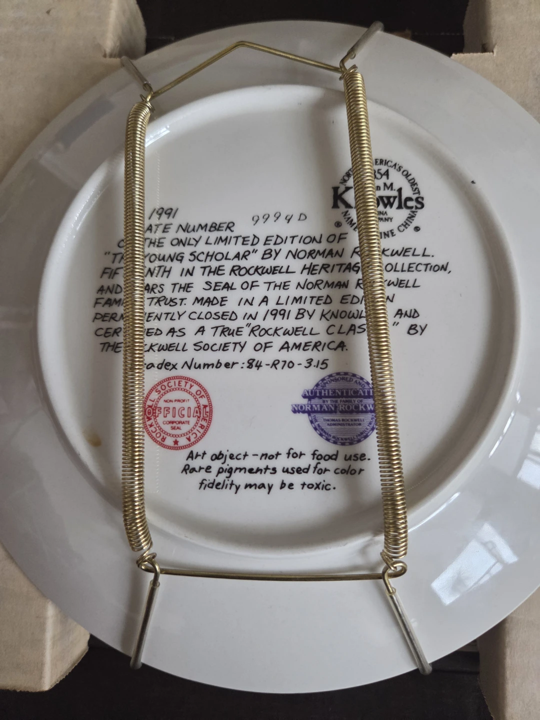 Norman Rockwell collector plates - photo 3
