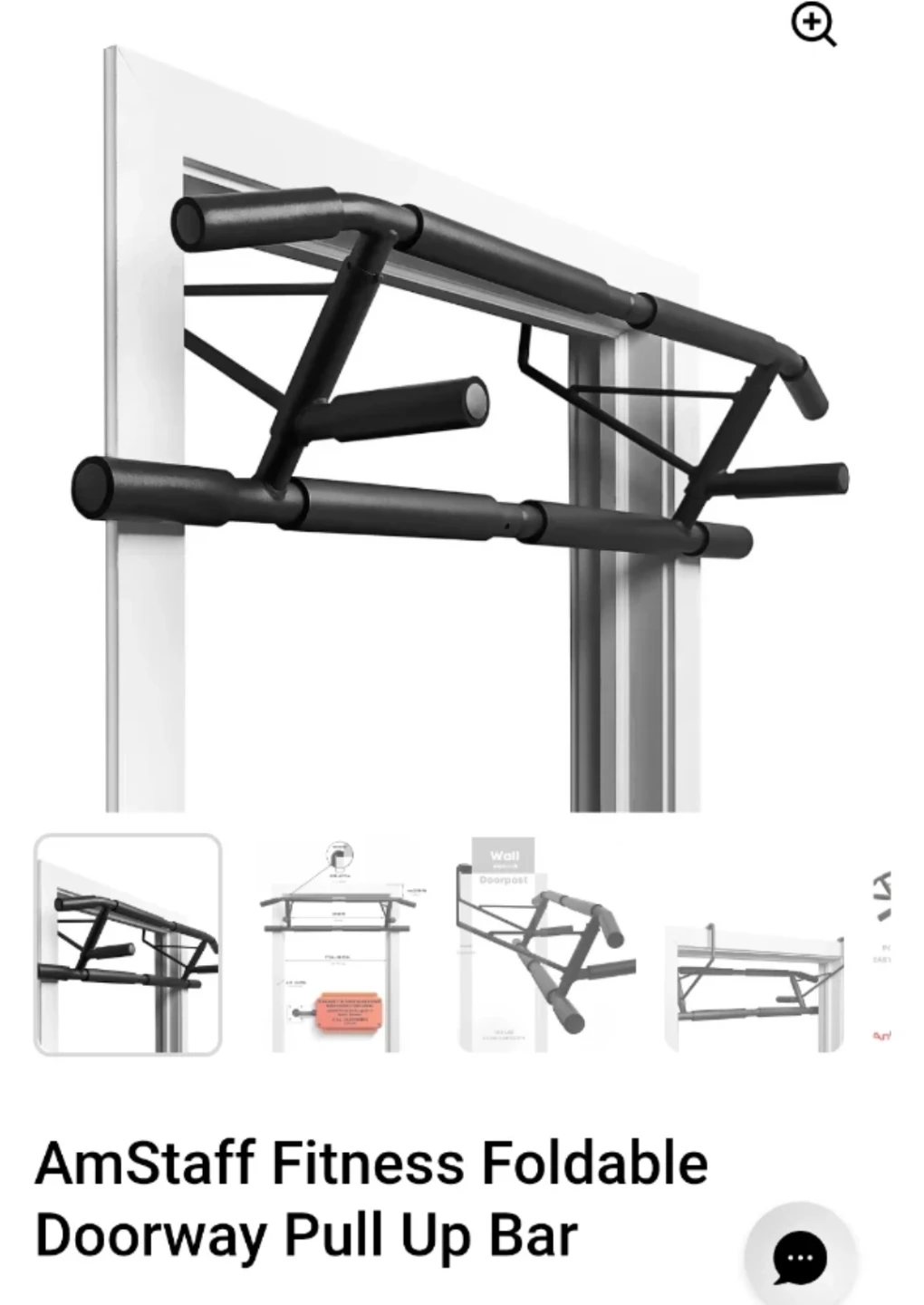 Foldable Doorway Pull Up Bar