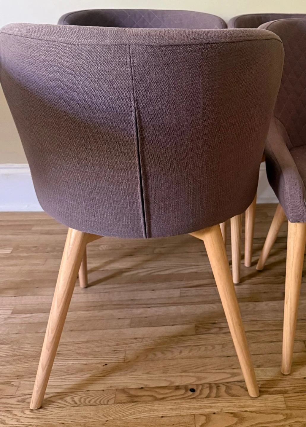 Set of 5 Upholstered Dining Chairs - photo 4