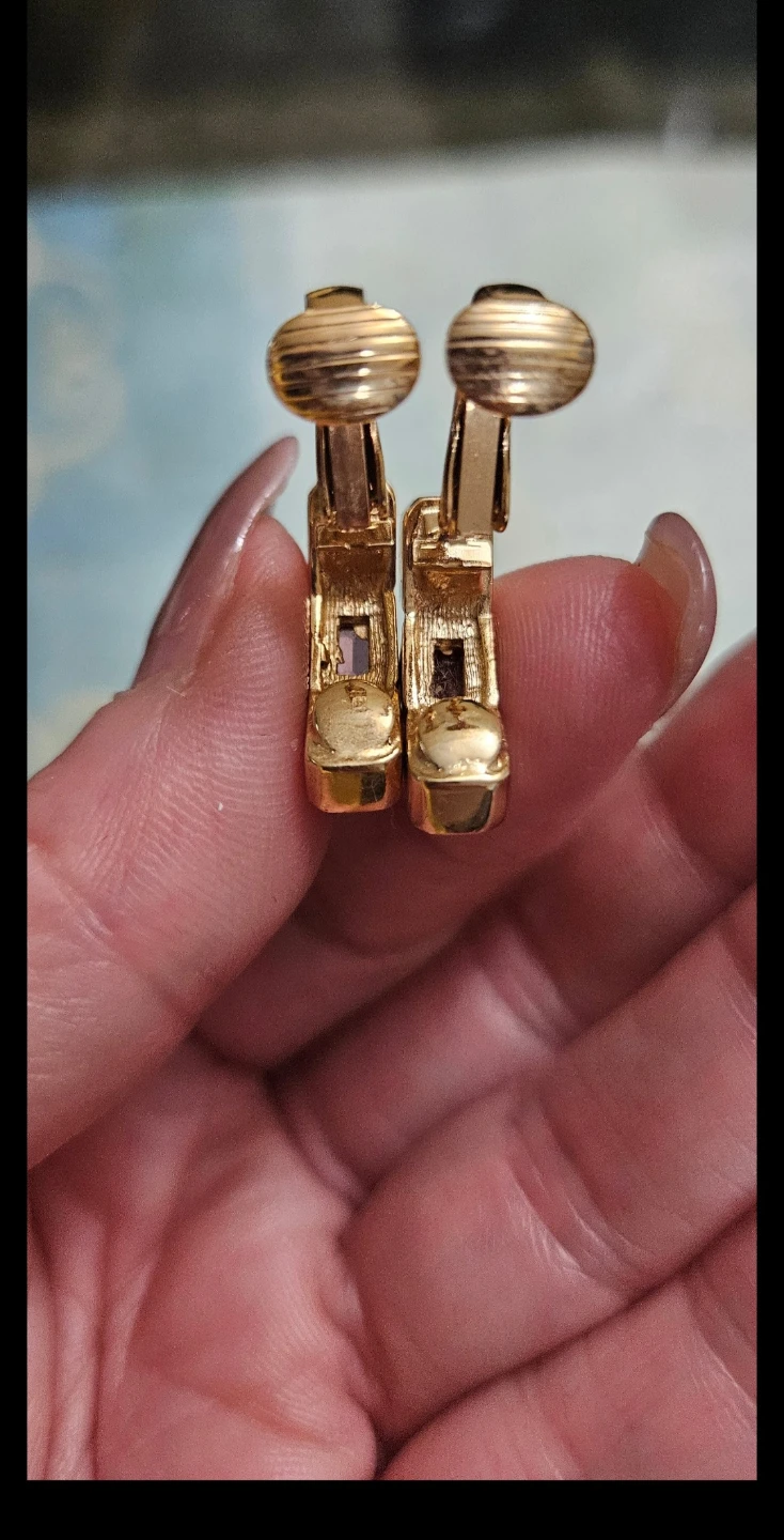 Christian Dior Gemstone Clip-On Earrings - photo 3