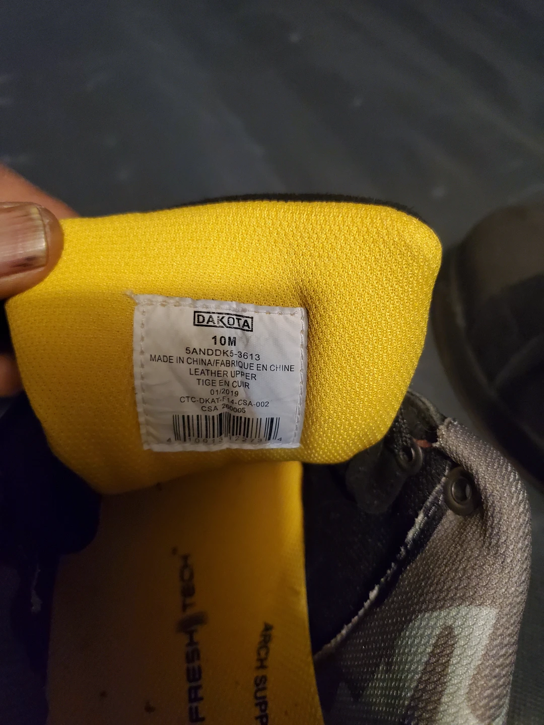 Dakota Work Boots Size 10M - photo 4
