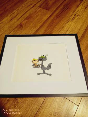 So-Hi and Biggie Wolf Production Cel