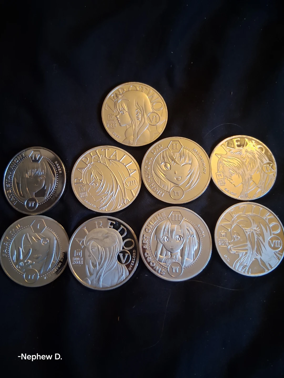 Anime Limited Edition Metal Coins