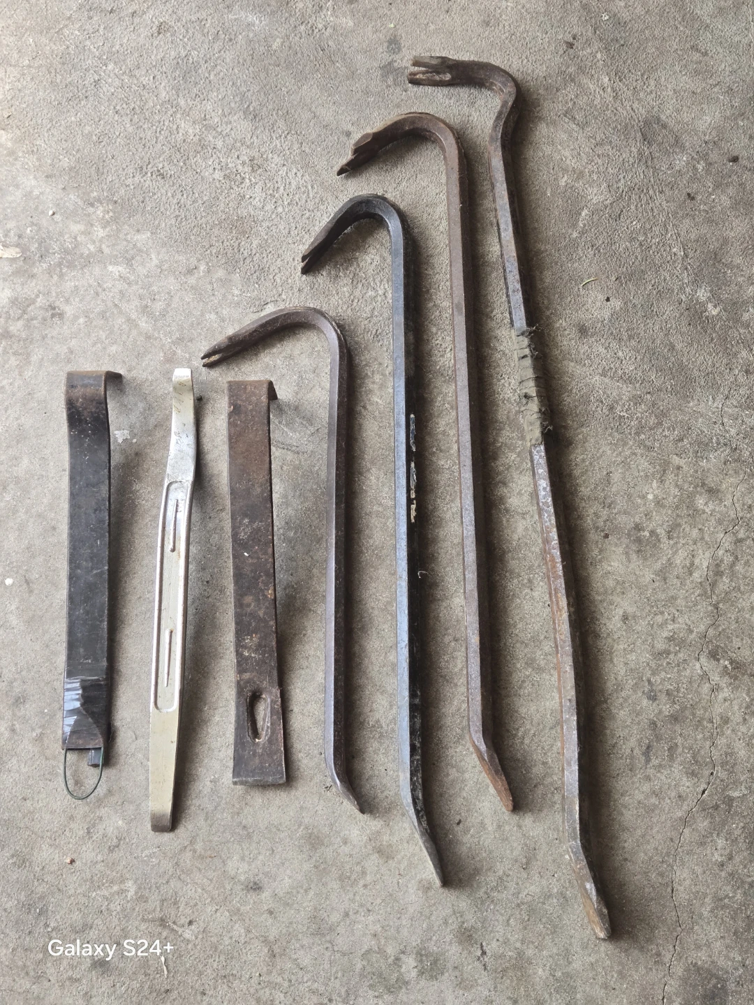 Set of 6 Crowbars