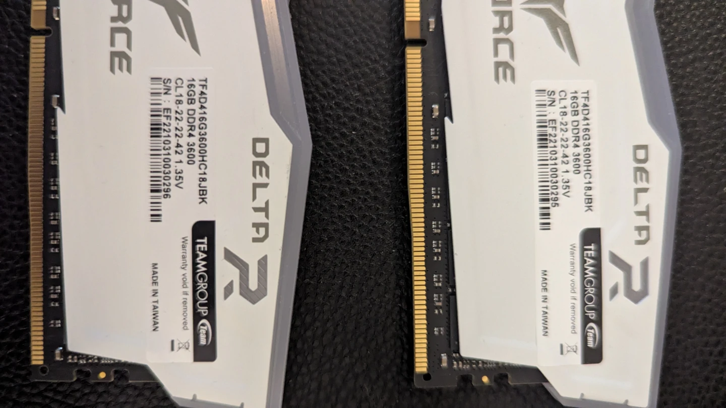 TEAMGROUP T-FORCE DELTA RGB DDR4 32GB (2x16GB) 3600MHz - photo 2