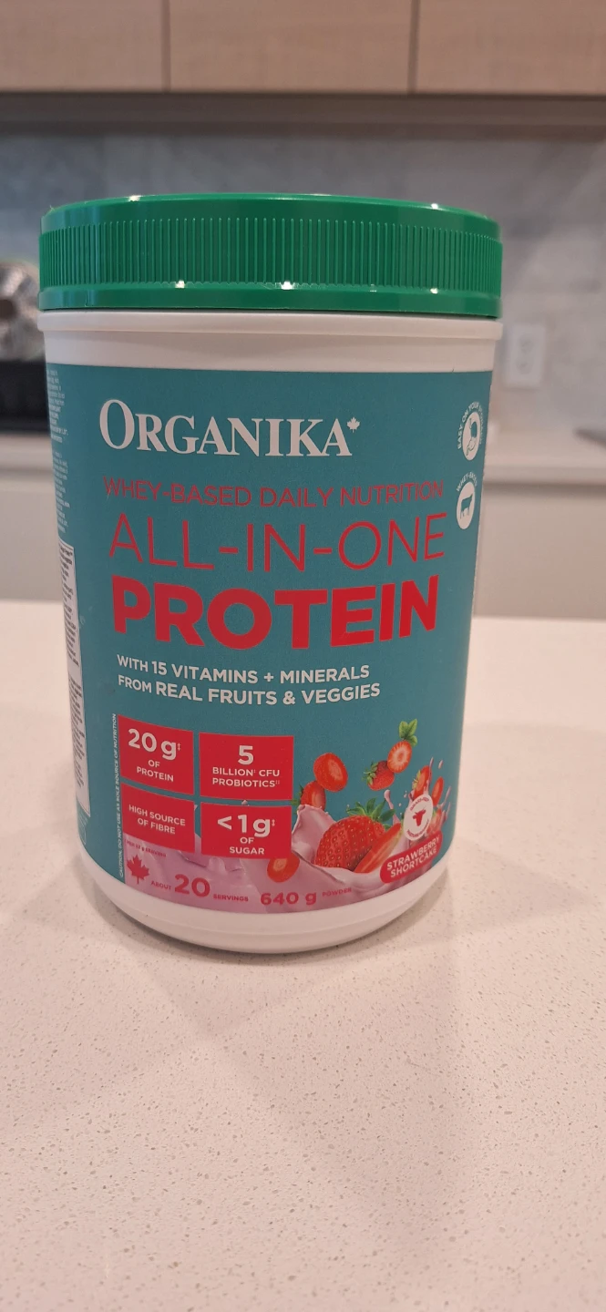 Organika All-In-One Protein Strawberry Shortcake 640g