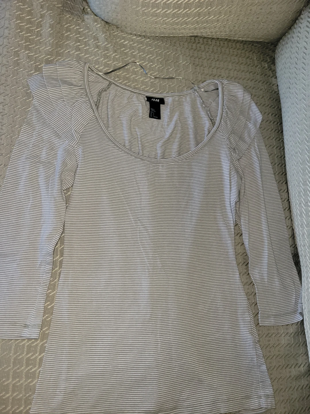 H&M Striped Long Sleeve Top