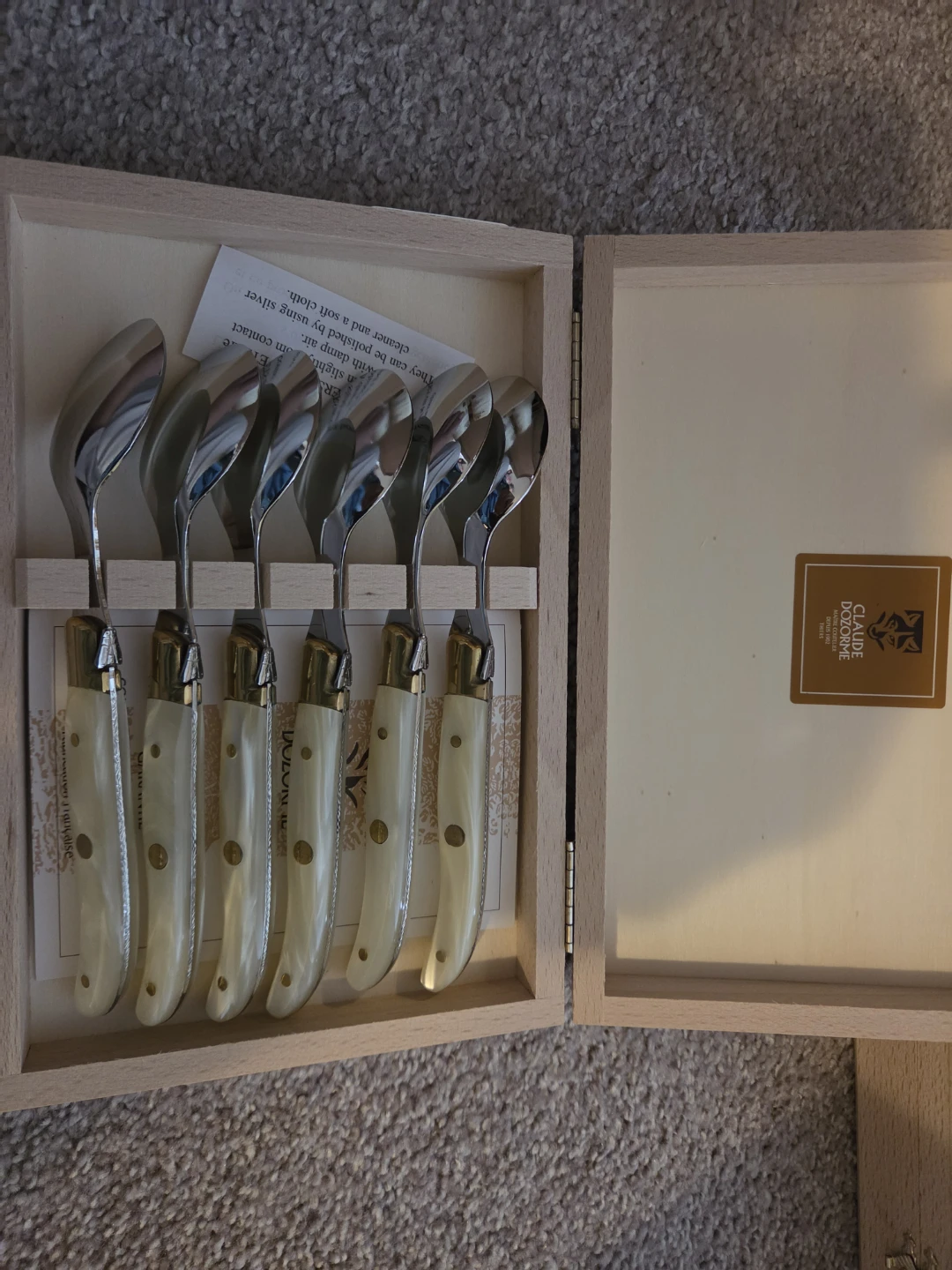 ⚽️Claude Dozorme Set of 8 Spoons