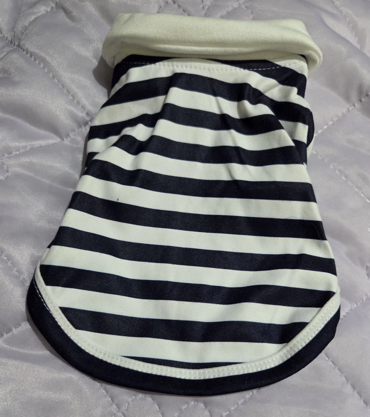 Striped Pet Shirt with Collar - photo 2
