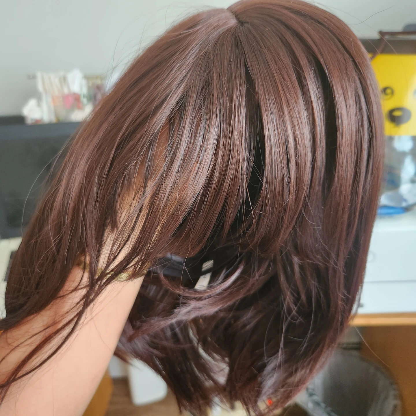 Brown Medium Length Wig - photo 3