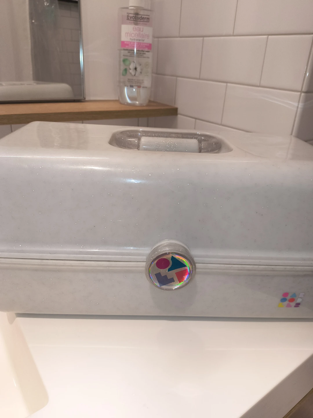 Vintage Caboodle Makeup Train Case with Mirror - photo 2