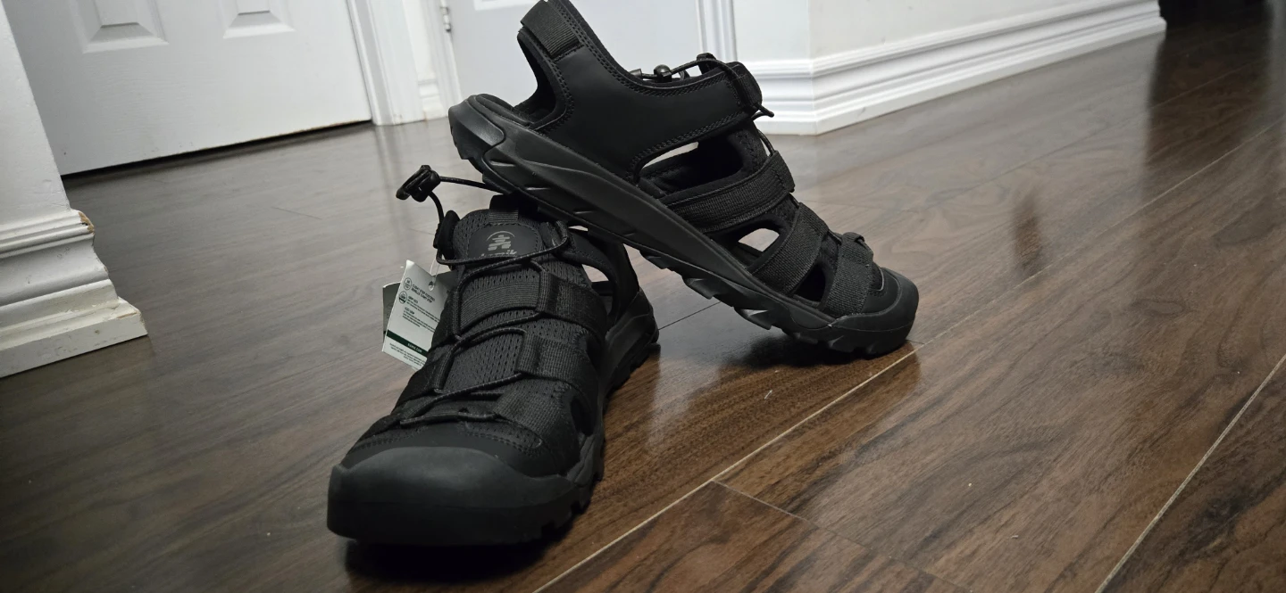 BRAND NEW - Kamik Black Sport Sandals Size 11 - photo 3
