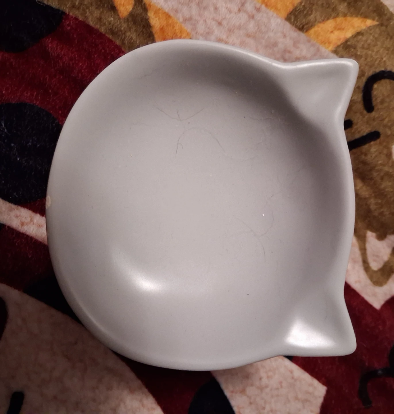 Ceramic Cat Shaped Bowl and Mat - photo 3