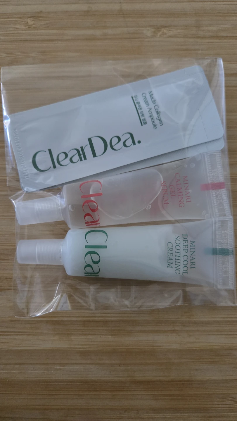 ClearDea. Mucin Collagen Cream Ampoule & Minari Samples ⚽