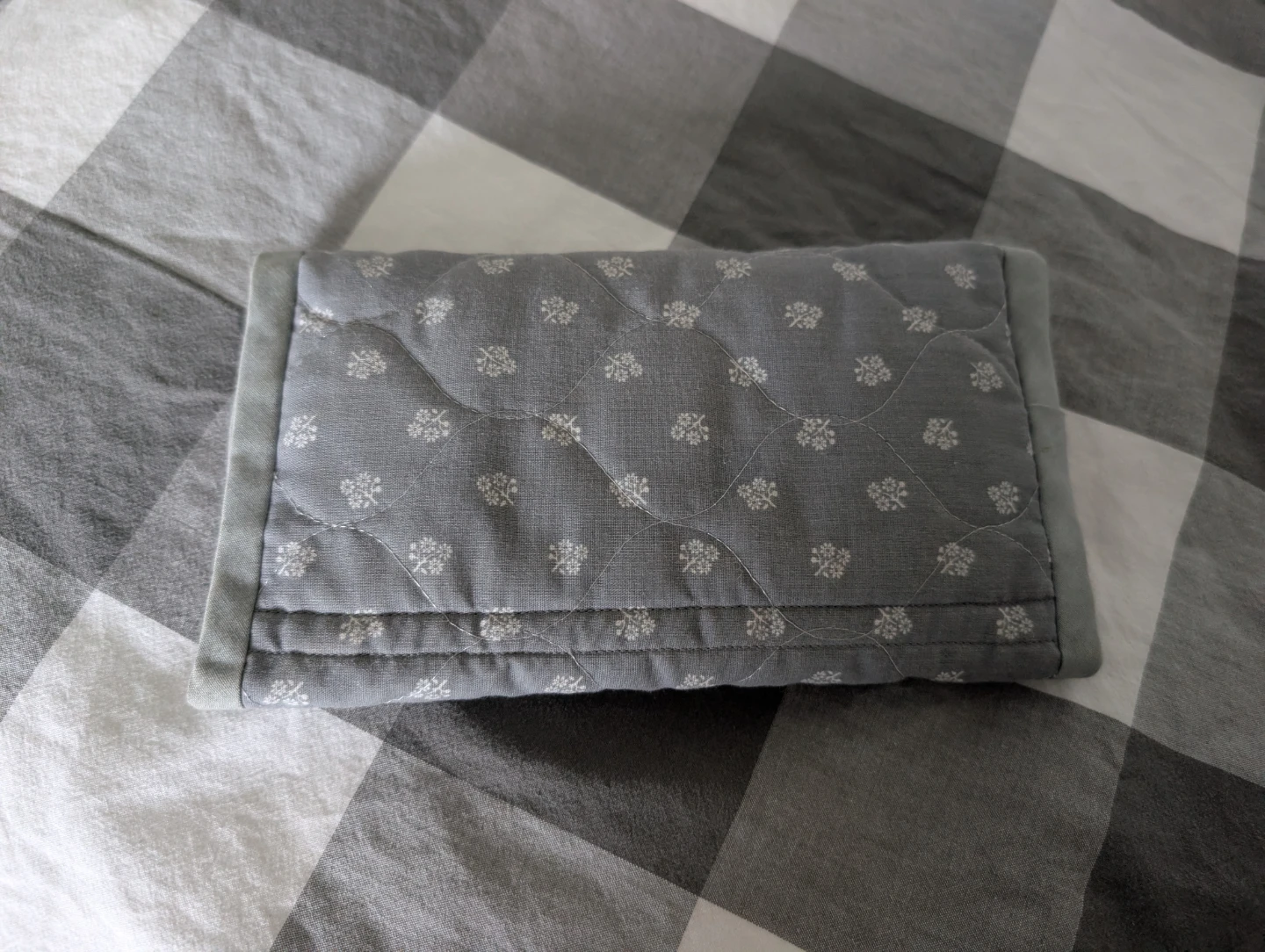 Quilted Grey Wallet/Organizer - photo 2
