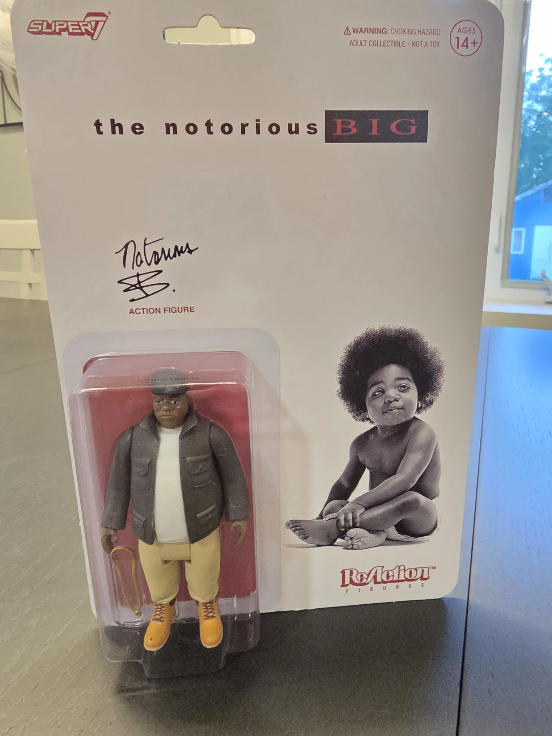 Super7 The Notorious B.I.G. Ready to Die ReAction Figure