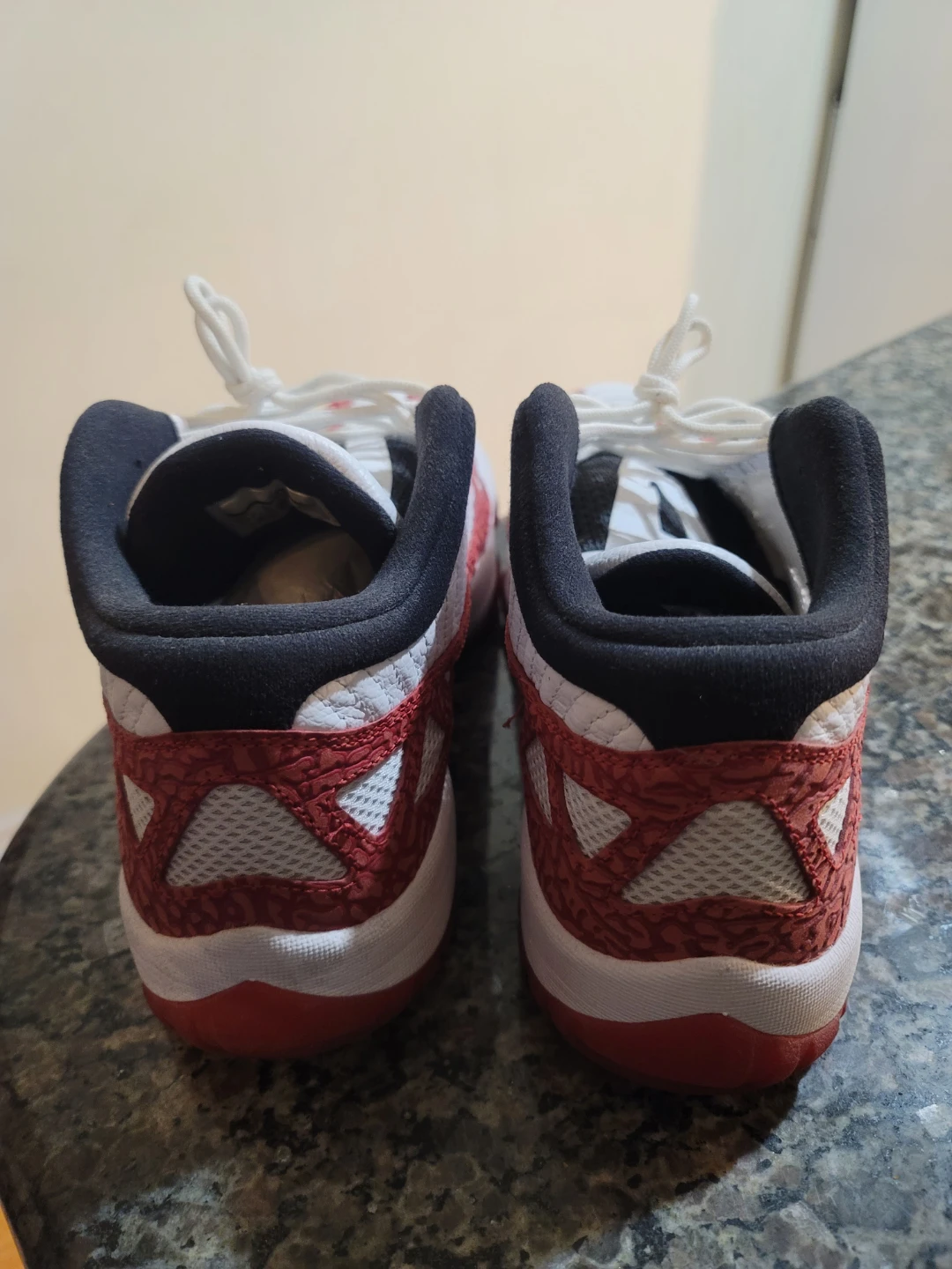 Air Jordan 11 Low IE White Gym Red Shoes - photo 5