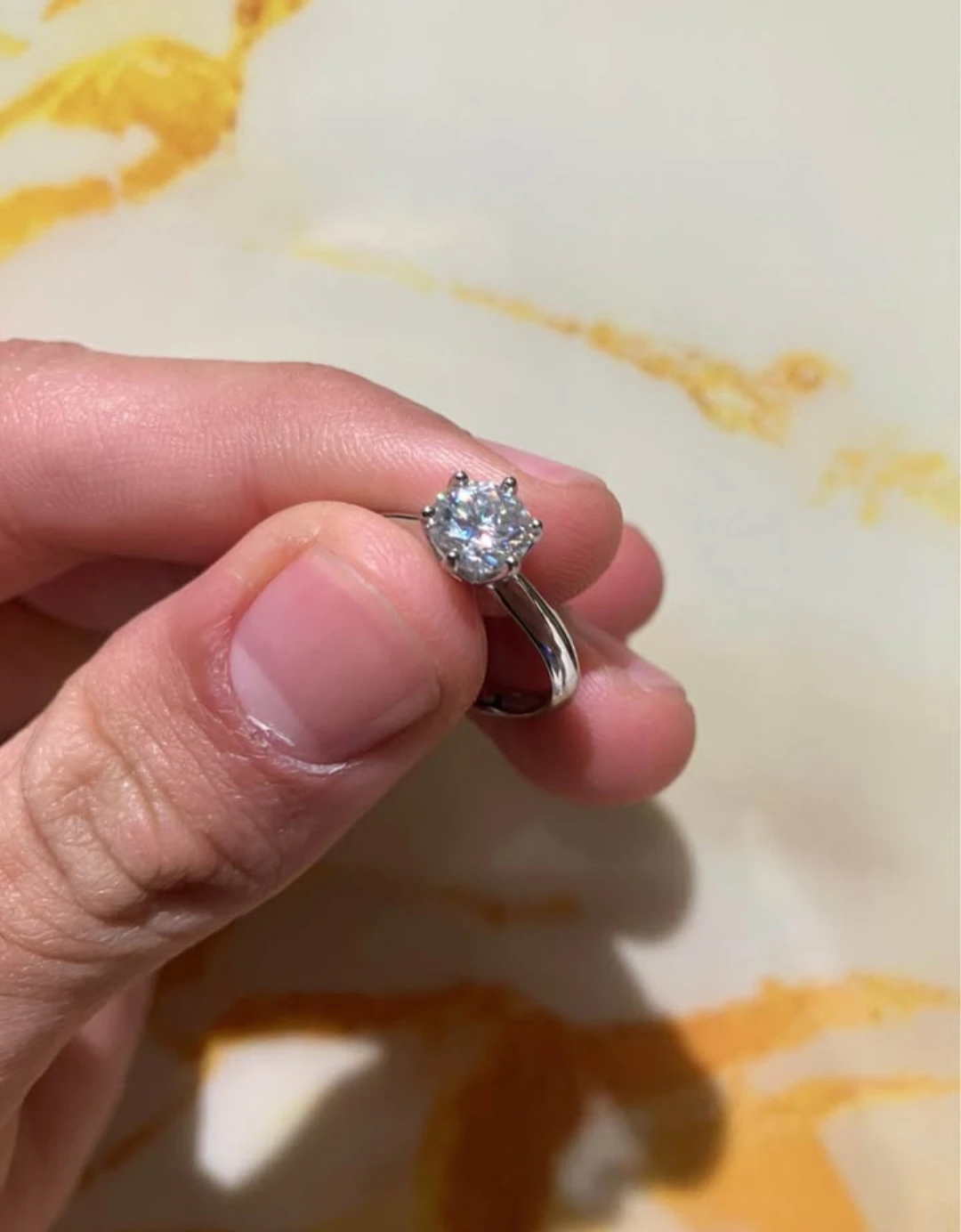 VVS1 Engagment Ring with GRA Certificate - photo 4
