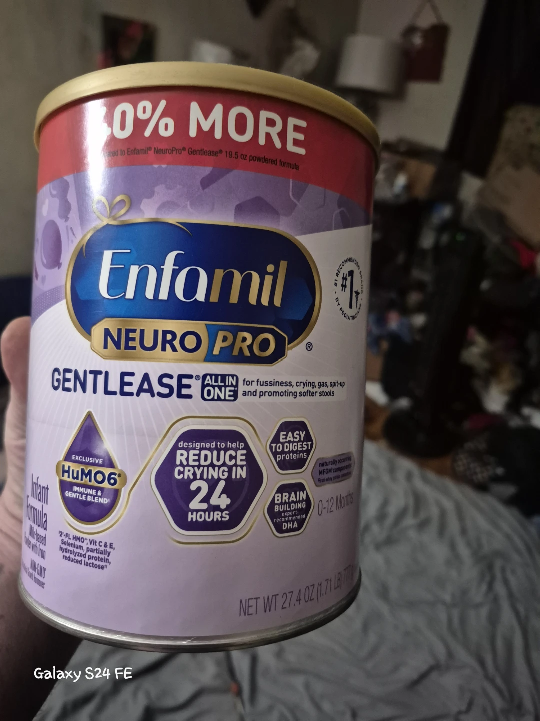 June 1st 2027: Enfamil NeuroPro Gentlease Infant Formula 27.4 oz