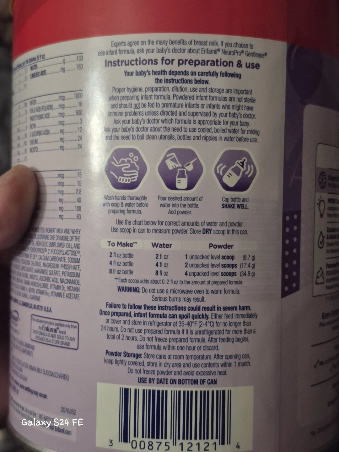 June 1st 2027: Enfamil NeuroPro Gentlease Infant Formula 27.4 oz - photo 4