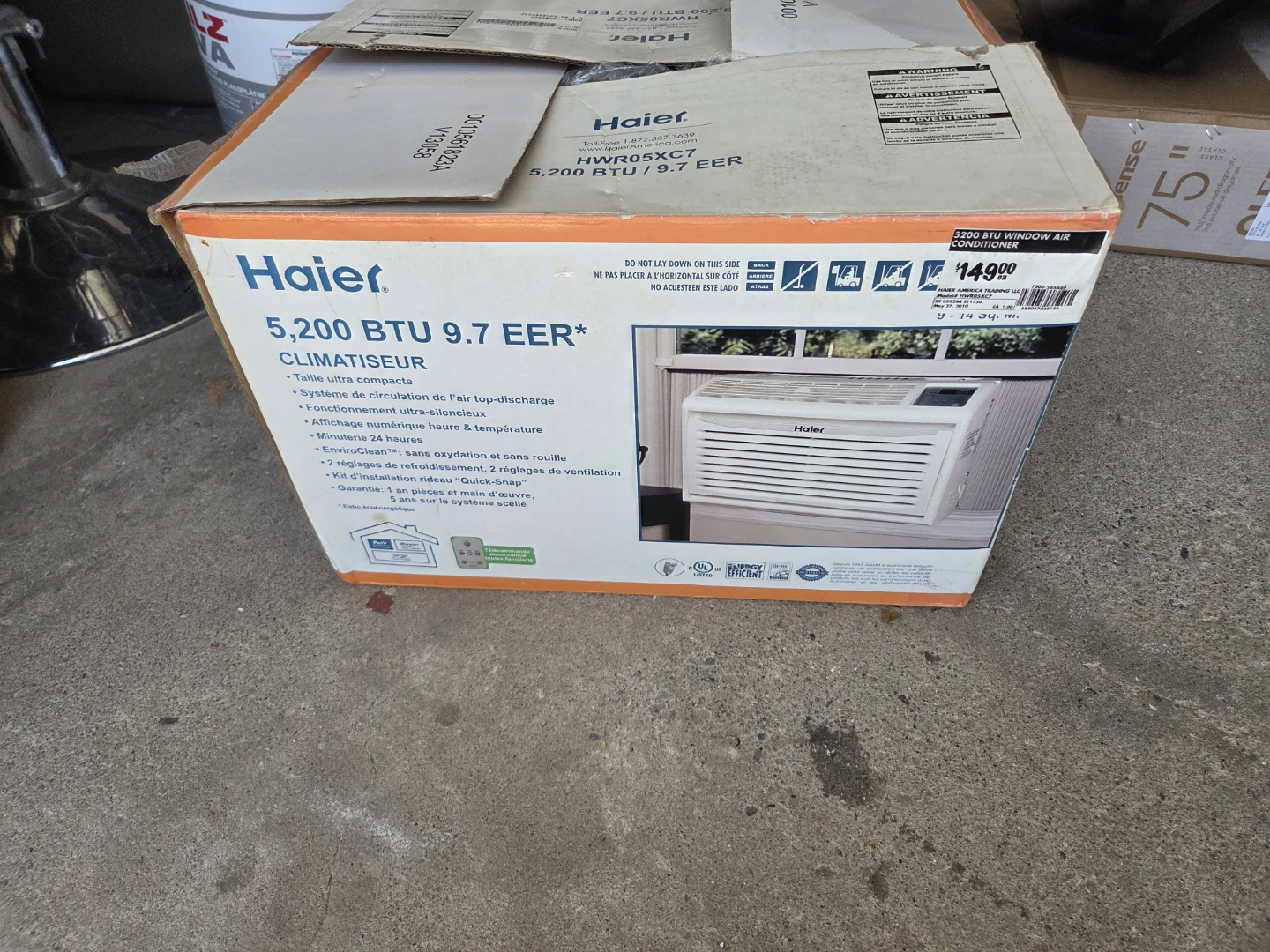 Haier 5,200 BTU Window Air Conditioner HWR055XC7