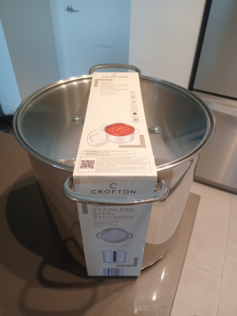 Crofton 12QT Stainless Steel Stockpot - photo 3