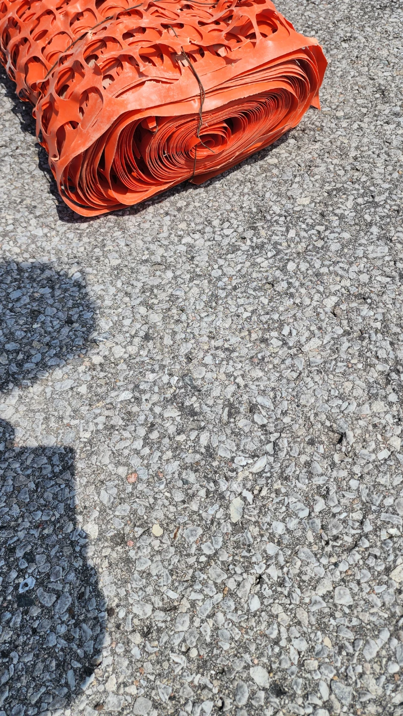 Orange Plastic Safety Fence - photo 2