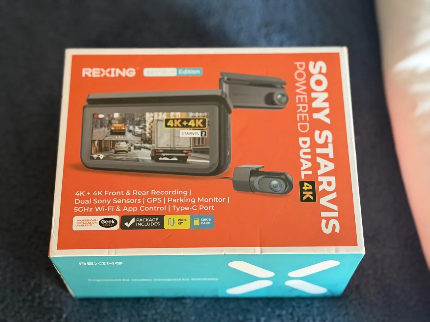 Rexing SONY STARVIS 4K Dual Dash Cam