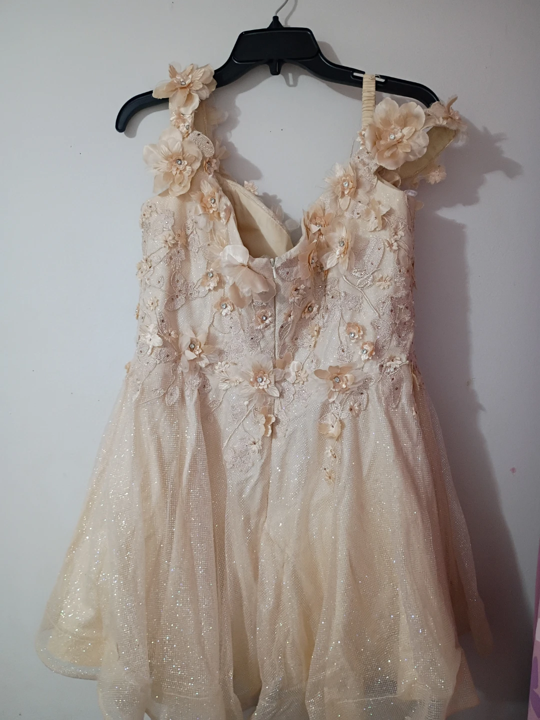 Women's Beaded Floral Embellished Formal Dress - photo 2