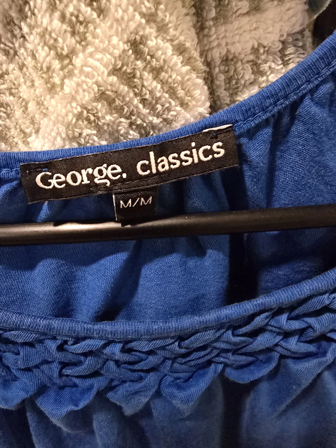 George Classics Blue Braided Neck T-Shirt - photo 3