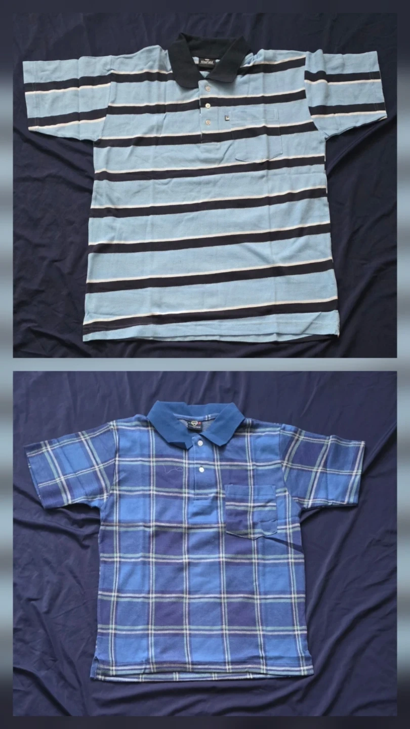 ⚽️Each $5 Two  Shirts - Striped and Plaid