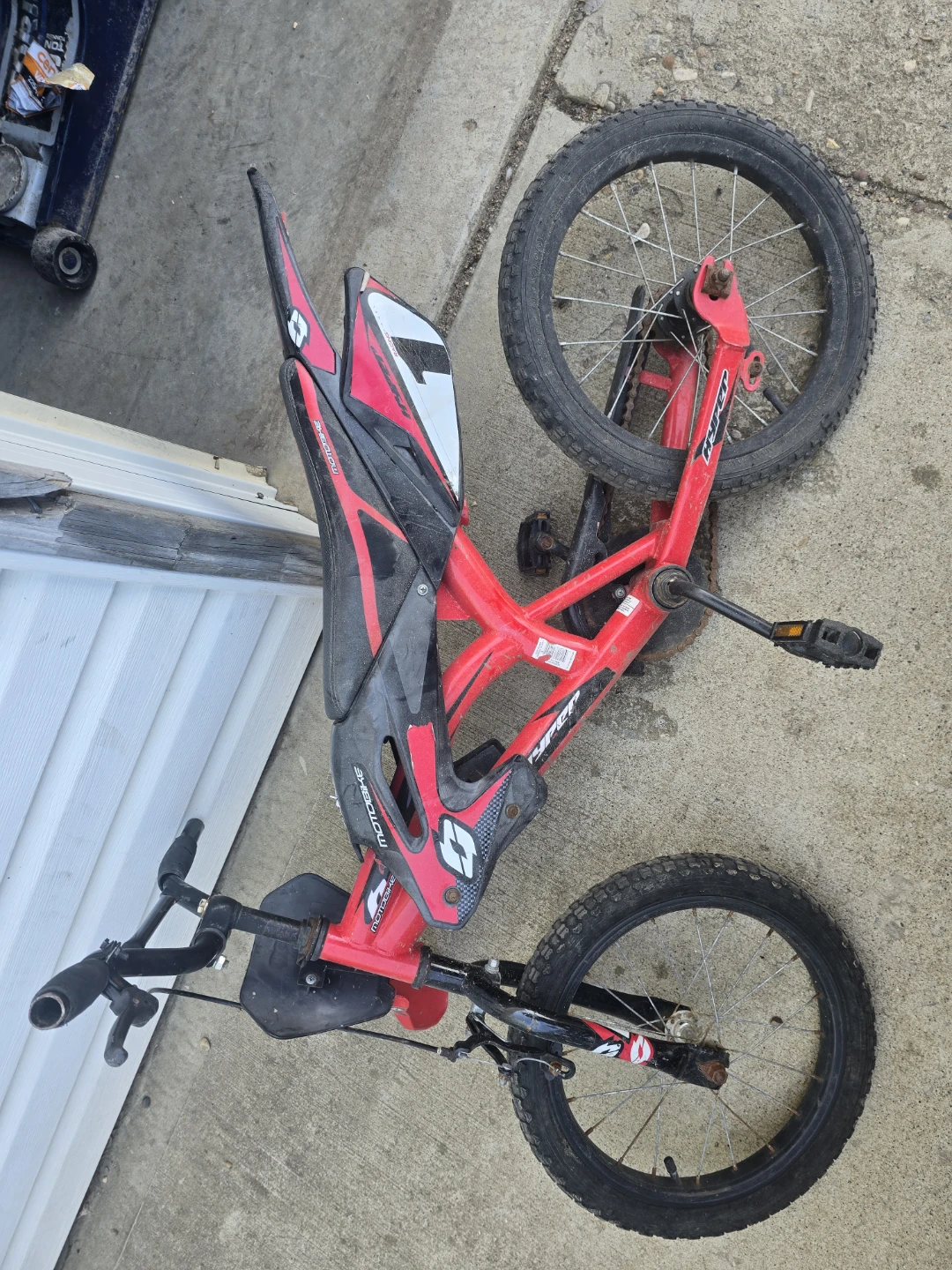 Red and Black Kids' Bicycle