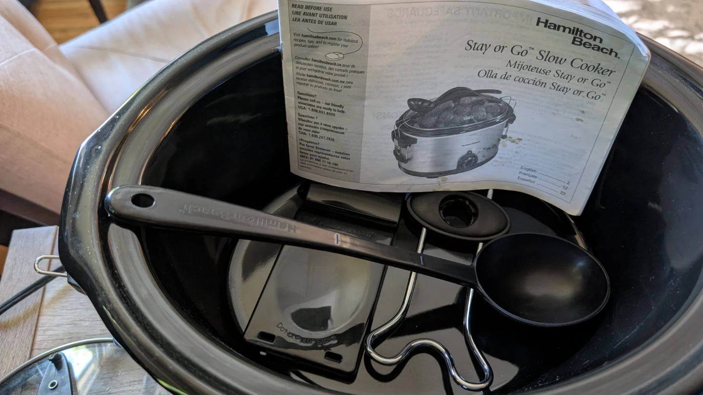 Hamilton Beach Stay or Go Slow Cooker